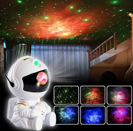 Galaktikų ir žvaigždžių projektorius Astronautas 